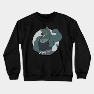 Gym Werewolf Male (no txt) Crewneck Sweatshirt